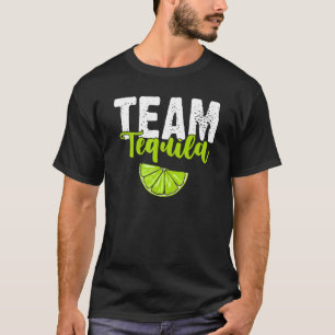 T-shirt Tequila avec costume de groupe de sel de chaux ver