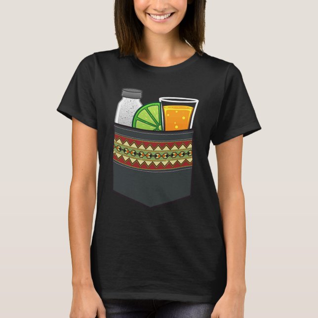T-shirt Tequila Drinker Hommes Femmes Cool Tequila Lime Sa (Devant)