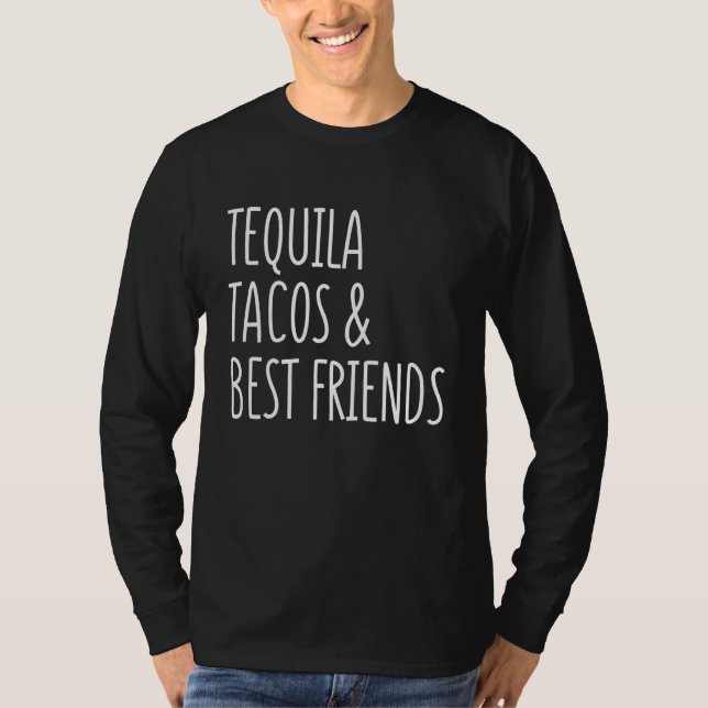 T-shirt Tequila Et Tacos Meilleurs Amis Cinco De Mayo (Devant)