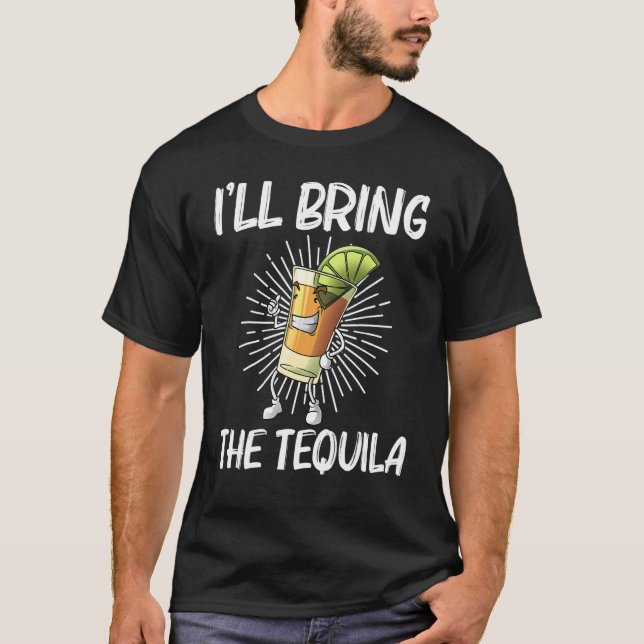 T-shirt Tequila For Men Women Tequila Alcohol Drinker (Devant)