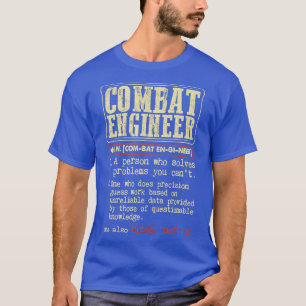 T-shirt Terme du dictionnaire de l'ingénieur de combat