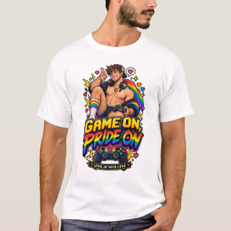 T-shirt Terminez le match Rétro Gamer Drôle
