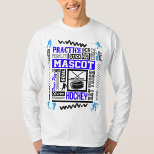 T-shirt Terminologie de hockey sur glace pour garçons en b
