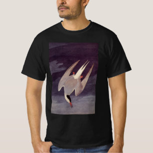 T-shirt Terne arctique par John James Audubon, Oiseaux Vin