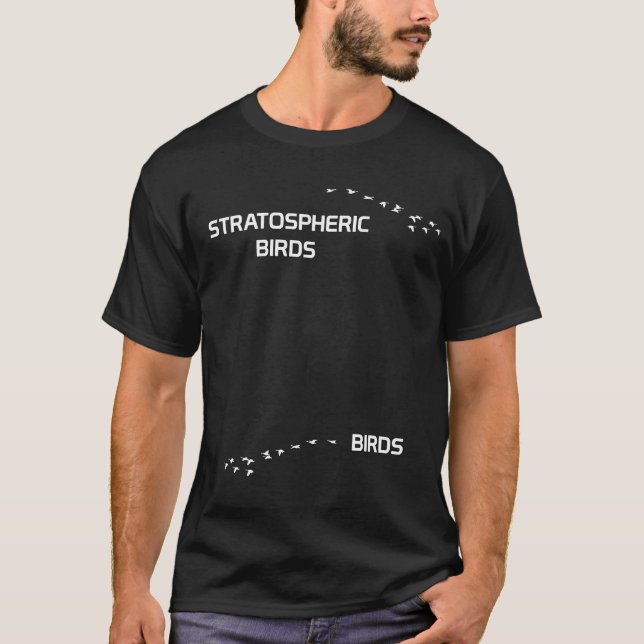 T-shirt Terraformant Mars : Oiseaux stratosphériques (Devant)