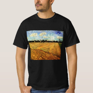 T-shirt Terrain coulé (les Furrows) par Vincent van Gogh