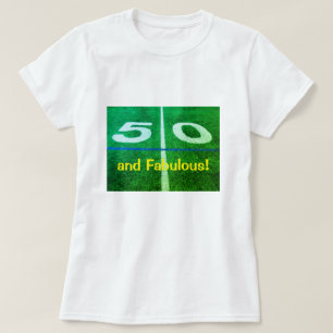T-shirt Terrain de football à 50 mètres de la ligne, fab