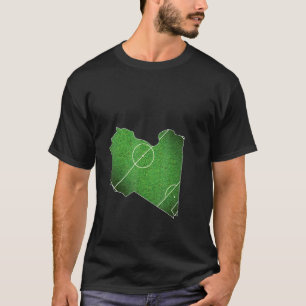 T-shirt Terrain de football de Libye