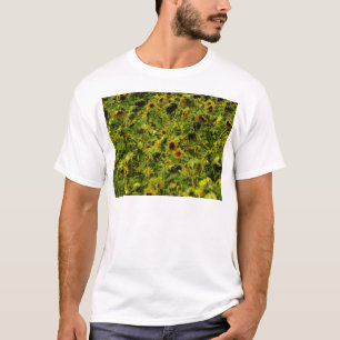 T-shirt Terrain de tournesol