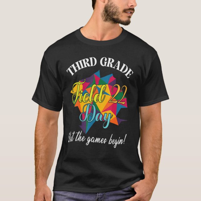 T-shirt Terrain d'enseignement de troisième année 22 Jour  (Devant)