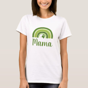 T-shirt Terre arc-en-ciel personnalisée Mama