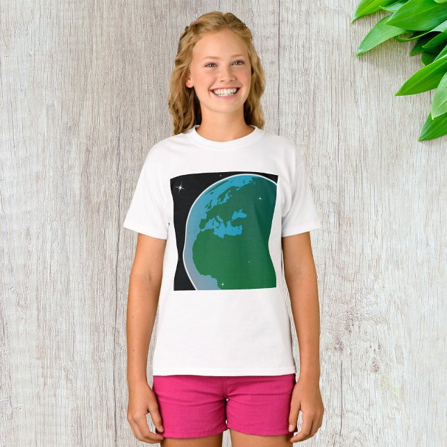 T-shirt Terre de l'espace (Créateur téléchargé)