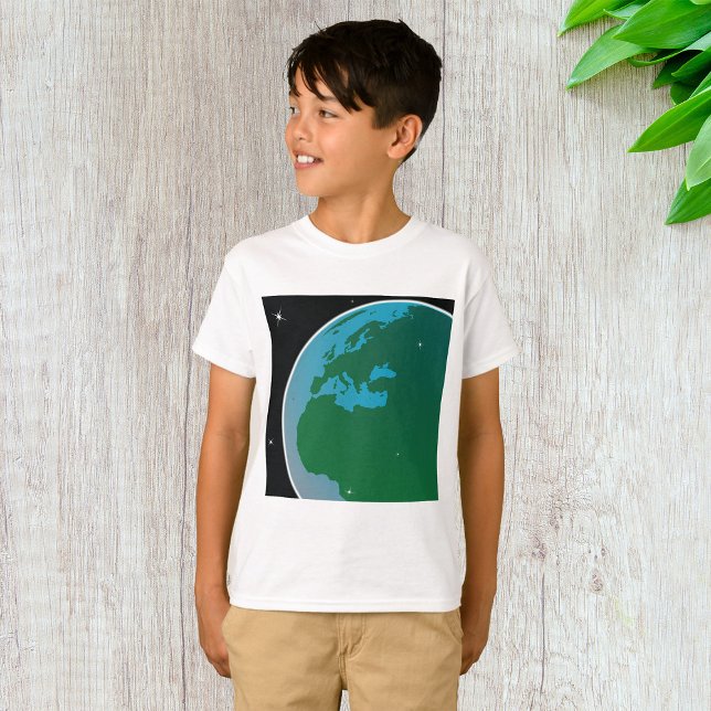T-shirt Terre de l'espace (Créateur téléchargé)