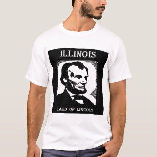 T-shirt Terre de l'Illinois de Lincoln