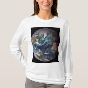 T-shirt Terre de Marble bleue (hémisphère occidental)