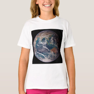 T-shirt Terre de marbre bleu (hémisphère oriental)