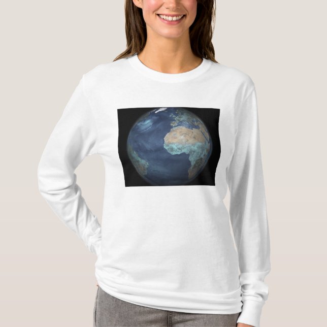 T-shirt Terre entière montrant l'évaporation (Devant)