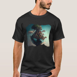 T-shirt Terre et Arbre Maison de l'Arrière Surreal
