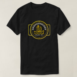 T-shirt Terre-Neuve a fondé 1497 Vieux voilier Graphic