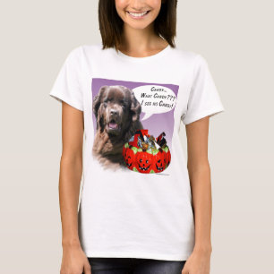 T-shirt Terre-Neuve (brun) Halloween Candy