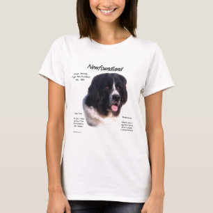 T-shirt Terre-Neuve - Terre-Neuve - Histoire; J'aime Newfi