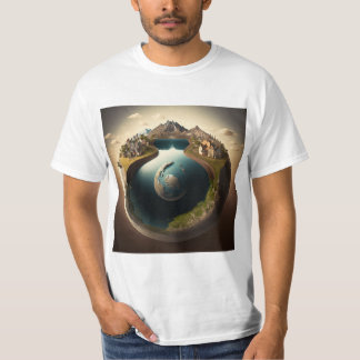 T-shirt Terre plate