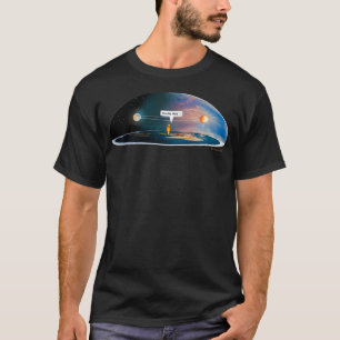 T-shirt Terre plate VOUS ÊTES ICI