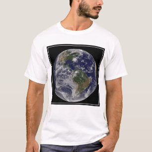 T-shirt Terre Pleine Avec L'Ouragan Irène Sur La Côte Est.