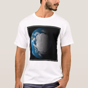 T-shirt Terre Pleine Montrant Des Nuages Simulés Sur L'Ant