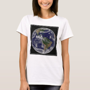 T-shirt Terre Pleine Montrant Divers Systèmes De Tempête T
