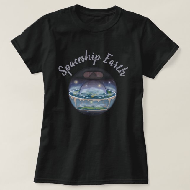 T-shirt Terre spatiale (Design devant)
