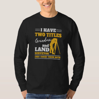 T-shirt Terre Tripode Surveillant Grand-Mère Et Terre Gran