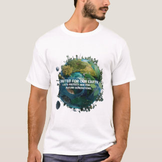 T-shirt Terre verte, Avenir lumineux