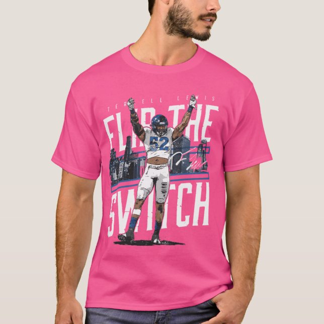T-shirt Terrell Lewis Los Angeles R Retourner Le Commutate (Devant)