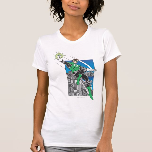 T-shirt Terres de la Lanterne Verte en ville (Devant)