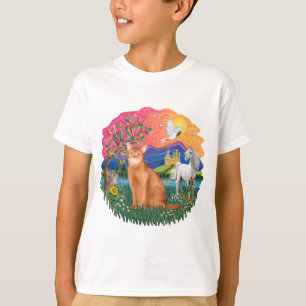 T-shirt Terres d'Imaginaire - Abyssinian (rouge)