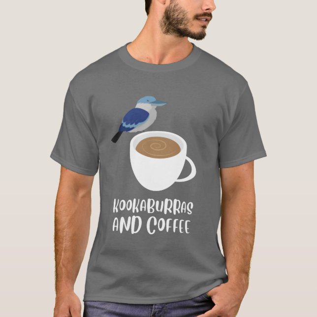 T-shirt Terrestrialree Kingfisher Australian Bird retro fu (Devant)