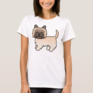 T-shirt Terrier Cairn Wheaten Chien de Dessin Animé Mignon
