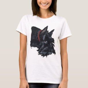 T-shirt Térrier Écossais au repos