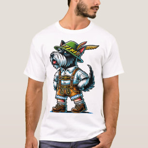 T-shirt Terrier Écossais Bavière