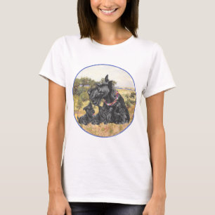 T-shirt Terrier Écossais et chiots