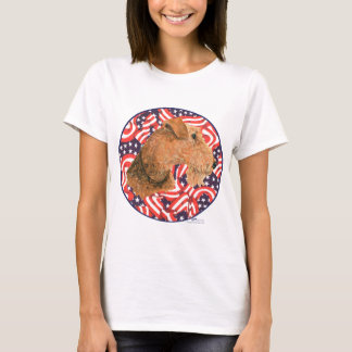 T-shirt Terrier Gallois Patriotique États-Unis
