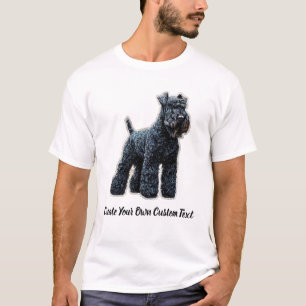 T-shirt Terrier Kerry Blue Chien Créez Votre Propre Texte