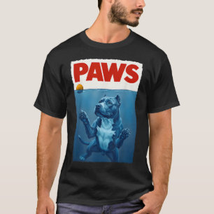 T-shirt Térrier Pit Bull Maman Pit Bull Papa Pit Bull