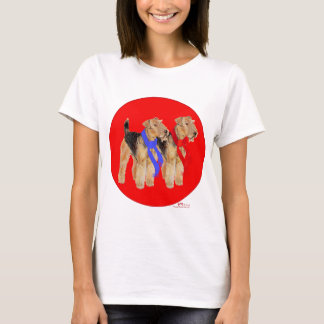 T-shirt Térriers gallois en écharpes chaudes