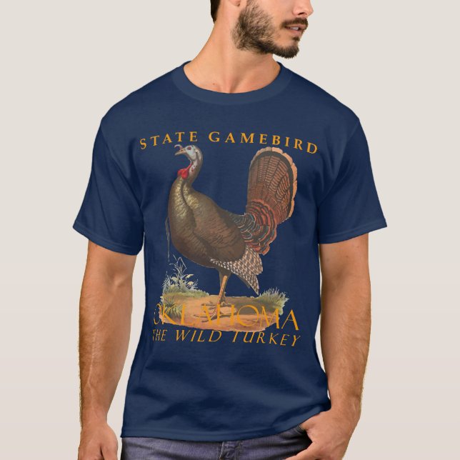 T-shirt Territoire de l'Oklahoma Jamebird La Turquie sauva (Devant)