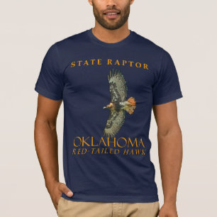 T-shirt Territoire de l'Oklahoma Raptor Le Buse à queue ro