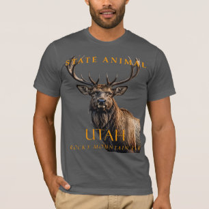 T-shirt Territoire de l'Utah Animal Stunning Mountain Elk