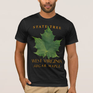 T-shirt Territoire de Virginie-Occidentale Arbre L'Érable