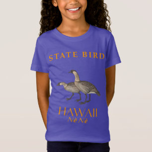 T-Shirt Territoire d'Hawaii Oiseau La Nene Oie